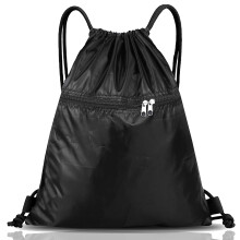 SAWANS Drawstring Bag String Gym Sack Drawstring Sports Bag Swim Men Women Sack Outside Pocket Zipper PE Backpack Beach School Holidays Swimming Tra