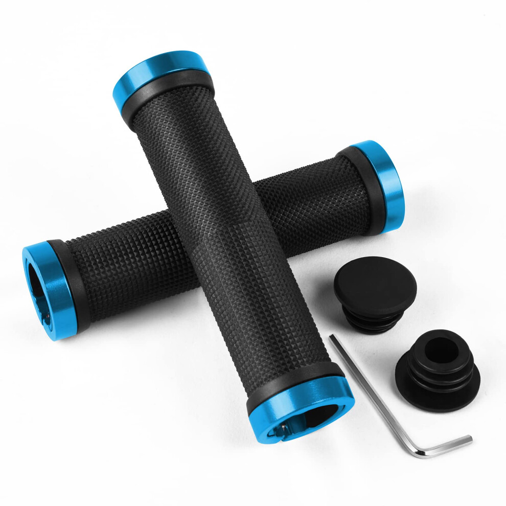 Uraqt Bike Handlebar Grips Soft Antislip Rubber Bicycle Handle Grip Standar