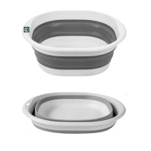 ZatRuiZE Collapsible Washing Up BowlSquare Folding Wash Basin 4LPortable Si