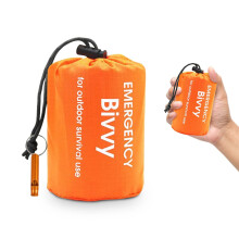 Portable Emergency Sleeping Bag Reusable Survival Bivvy Sack Lightweight Wa