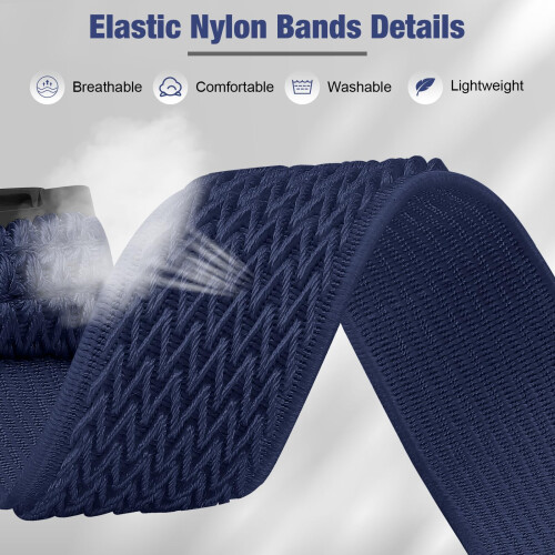 KIBDSNG Elastic Nylon Straps Compatible with Fitbit Charge 6Fitbit Charge 5 2