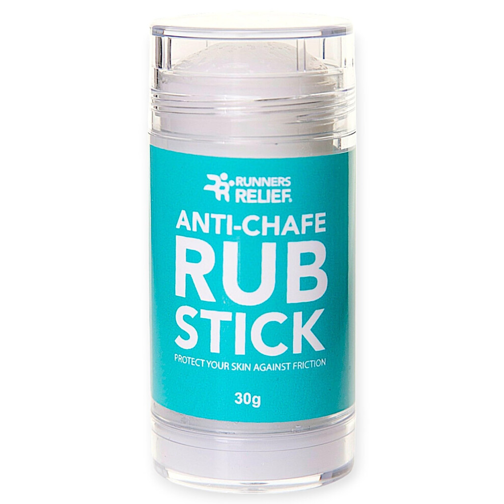Runners Relief Rubstick Â 30G Antichafe Balm To Prevent Irritation Rubbing And Blisters During Sport Sweatproof Waterproof Easy To Apply Natural Ingredients Neutra