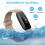Pack 2 Straps Compatible with Fitbit Inspire 2 Straps Women MenSoft Silicon 5