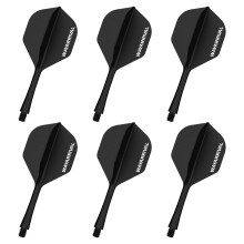 WayArrival Integrated Dart FlightsAll in One Dart Flights and Stems for Unbreakable UseUniversal 2BA Fit for Instant SetupDurable PP Material integr