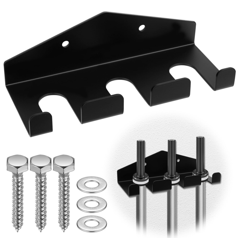 Liyijikeji For Olympic Barbell Holder Vertical Wall Mounted Barbell Storage Rack Brack
