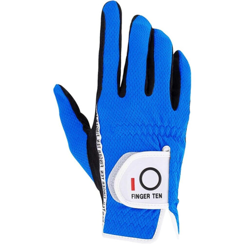 FINGER TEN Golf Gloves Men Left Hand Right Rain Grip Weathersof Value Pack