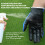 FINGER TEN Golf Gloves Men Left Hand Right Rain Grip Weathersof Value Pack 4