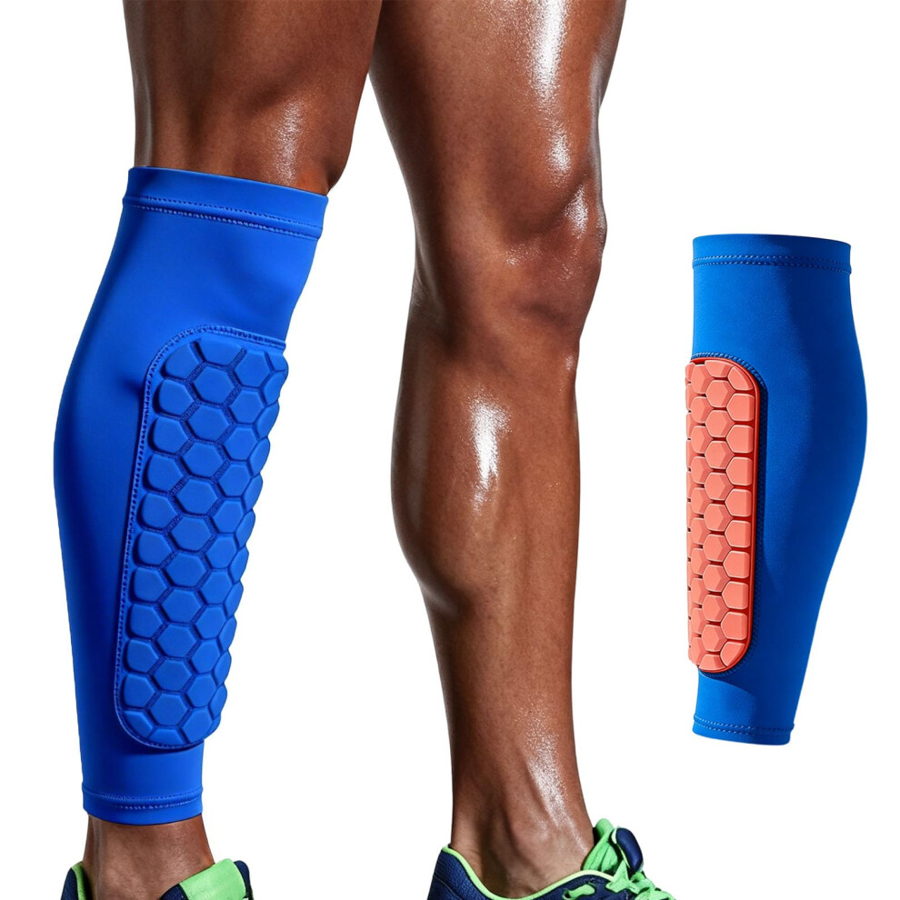 Eoamgo Shin Guards Pads For Men Women Teens Football Ski Shin Protecter With Breat