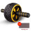 KIKZI Ab Wheel Roller with Knee Mat Dual Wheel Design for Core Strength Tr 2