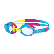 Zoggs Unisex Child Little Bondi with Uv Protection And Antifog Swimming Goggles BlueYellowPinkClear 06 years