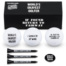 HORRIBLE BALLS Golf Funny Gift Sets Funny Gag Novelty Present For Him For G