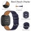 Strap Compatible with Fitbit Versa 3  Fitbit Sense Strap Leather Genuine Le 2