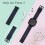 Strap Compatible with Fitbit Versa 3  Fitbit Sense Strap Leather Genuine Le 4