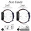 Strap Compatible with Fitbit Versa 3  Fitbit Sense Strap Leather Genuine Le 3