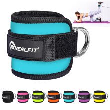 NEALFIT Ankle Strap for Cable Machine Gym Ankle Cuff for Kickbacks Leg Exte