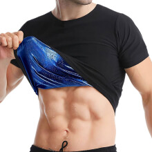 DiULi Men Sauna T Shirts Sweat Sauna Suit Body Shaper Slimming Weight Loss