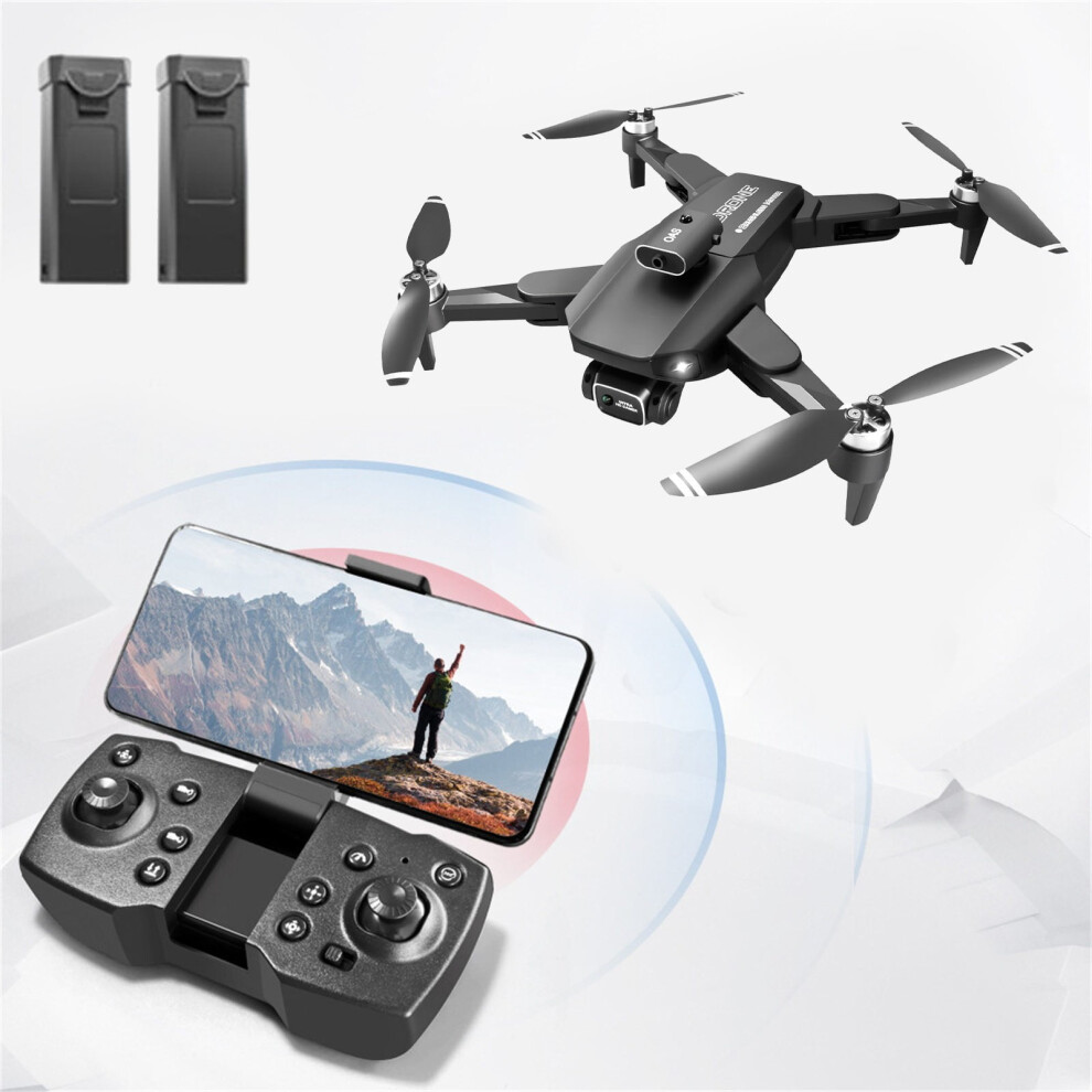 Brushless Hd Aerial Drone Intelligent Obstacle Avoidance Remote Control Aircraft Optical Quadcopter (Black), Dv Camera Black 9322103907262