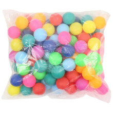 50 Pack Coloured Table Tennis Balls Ping Pong Balls 40mm Plastic Halloween Christmas Decorations Perfect for Cat Dog Craft Party School Family Games