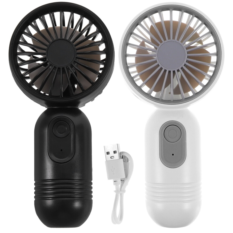 Jmxiang 2Pcs Mini Usb Charging Handheld Fans Portable Fan Summer Cooling Fan Travel Fan 9322103908504