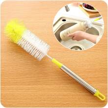 Baby Bottle Water Bottle Cleaning Brush With Bendable Head Longer Handle For Feeding Bottle Cup Cleaning Tool