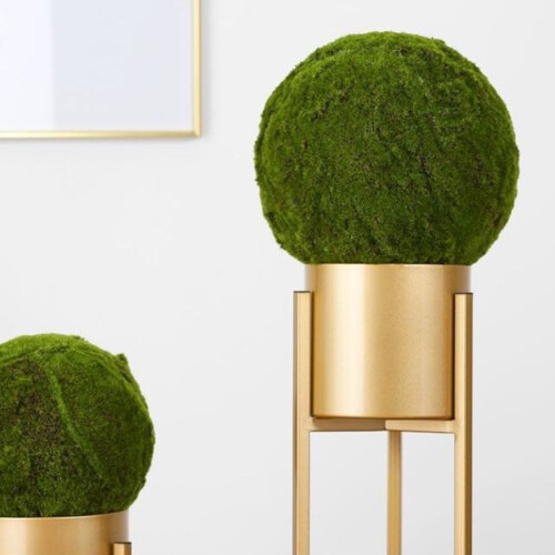 Artificial Moss Rocks Green Stones Moss Decor 1