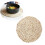 M 8 Pcs Placemats Round Kitchen Beverage Corn Husk Household 3