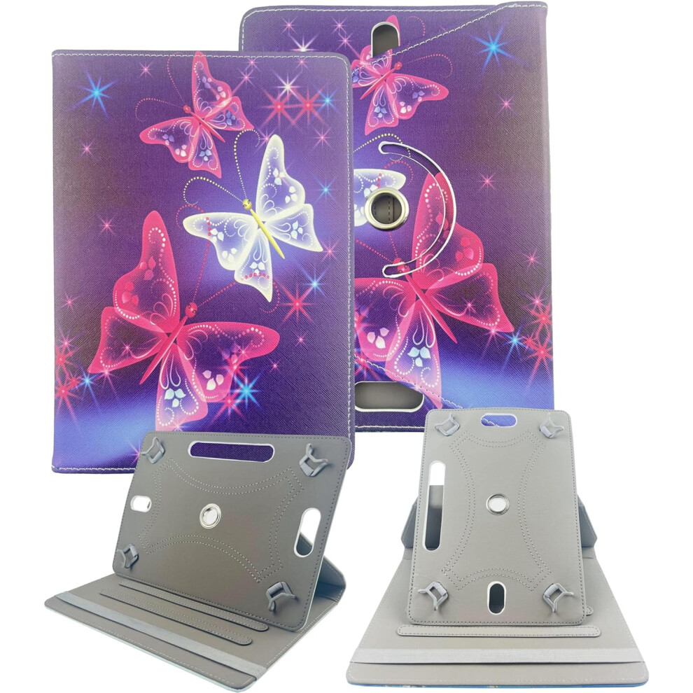 Universal Case For 10" 10.1" Inch Tablet, Pu Leather Folio Protective Cover With Multi-Angle Stand Feature Case 9322103909525