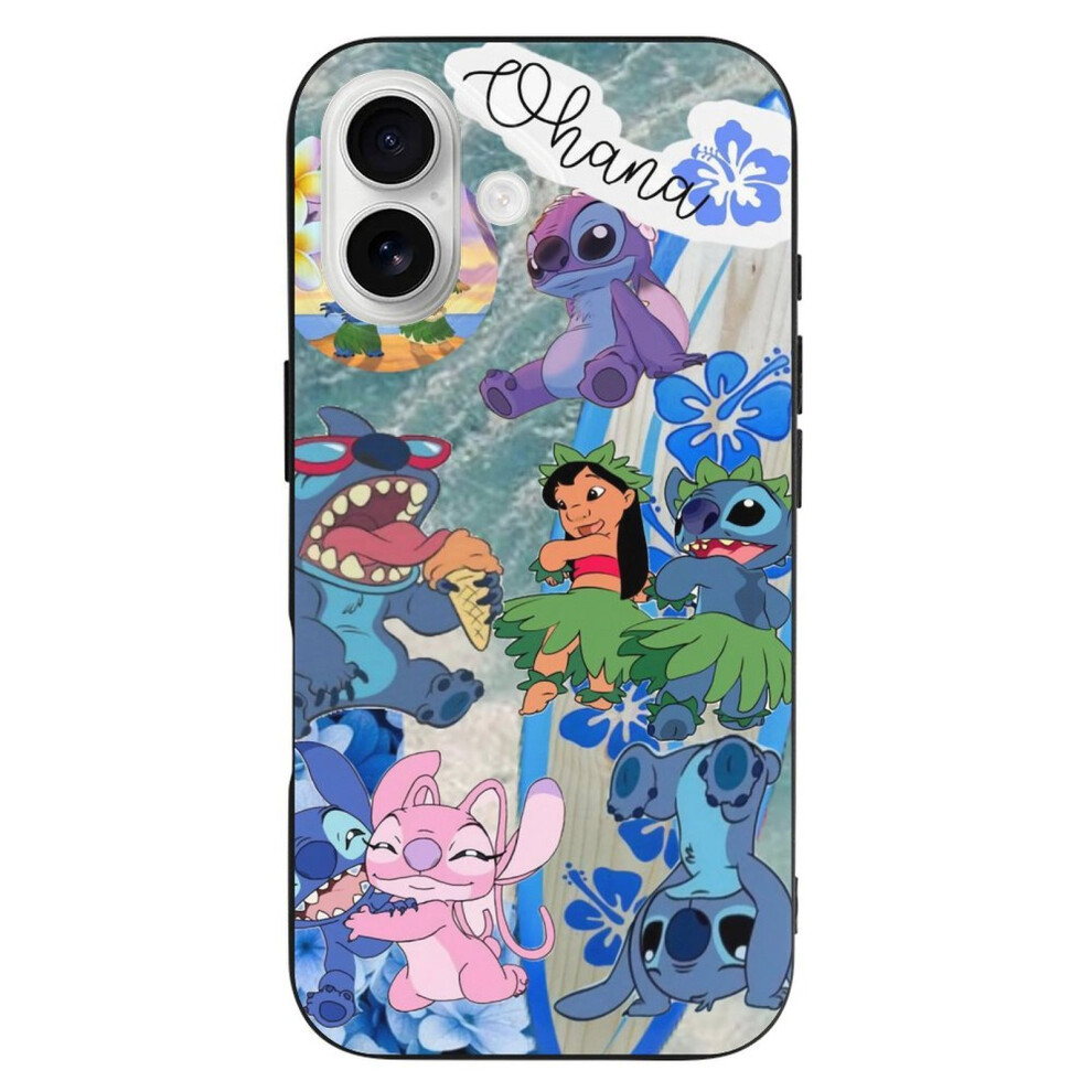 Stitch Tpu Case Compatible With Iphone 16 Â Ultra Slim, Shockproof, Anti-Yellowing, Scratch-Resistant, Wireless Charging Compatible, Enhanced Grip 9322103909600
