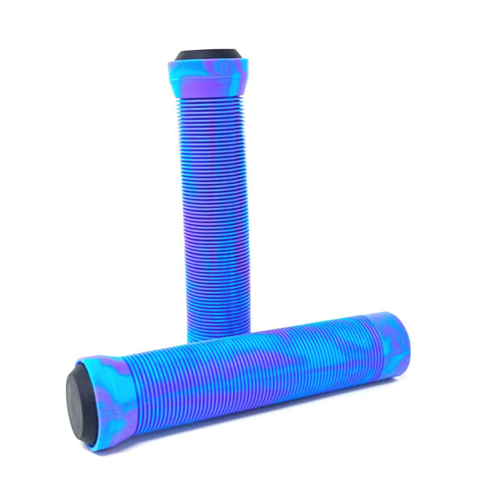 Team Dogz Mixed Pu Soft Rubber Flangeless Handlebar Grips For Stunt Scooter