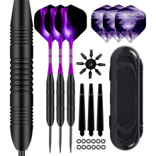 Aiqilai Darts Set 23gSteel Tip 3 Pack Professional Dart with Aluminum Shaft