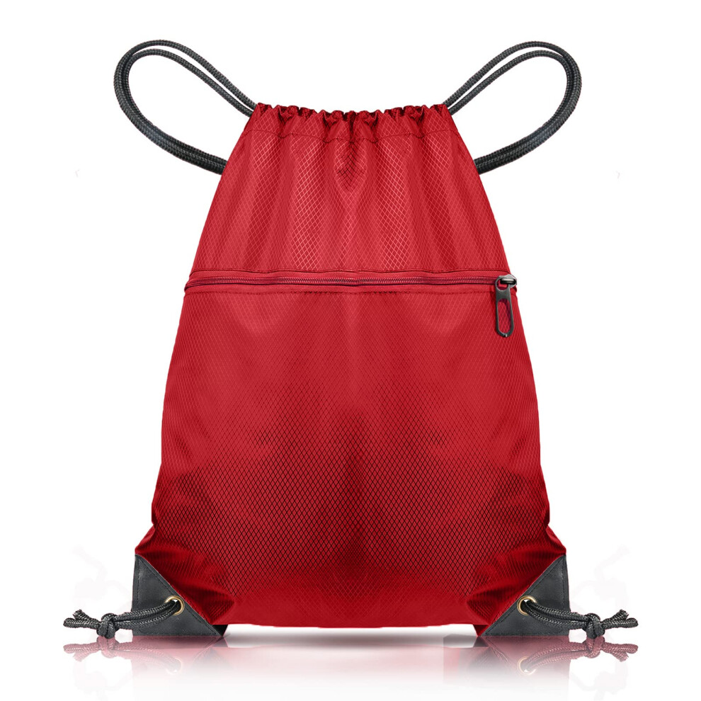 Chepula Drawstring Gym Bag Large Sports Backpack String Swim Drawstring Pe