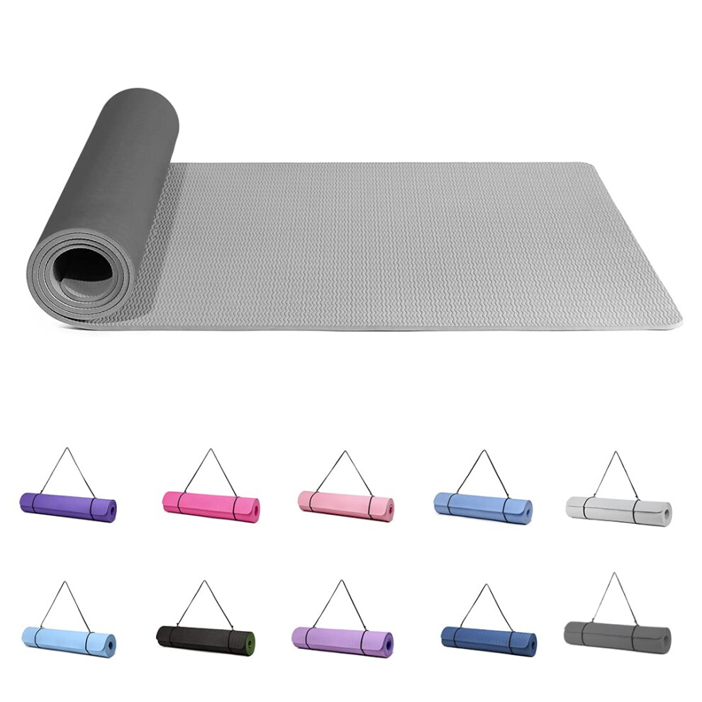 Good Nite Yoga Mat Exercise Mats Workout Pilates Fitness Mat For Women Men