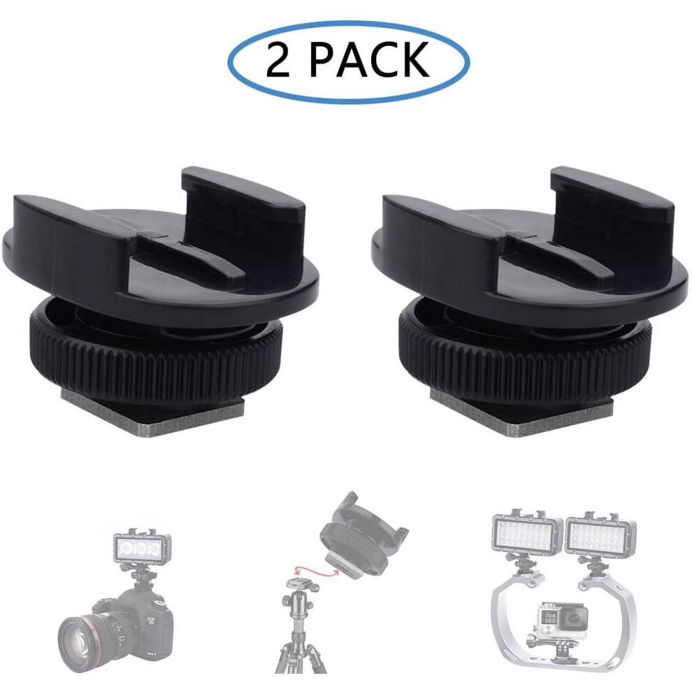 Mount Adapter Cold Shoe Mount Adapter For Slr Camera Gopro Camera And Other Action Cameras (2 Light 9191629688159