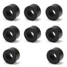 Snow Plow Rubber Bumper Set for Snow Skids 8 Piece Replacement 1-1/4" Wide
