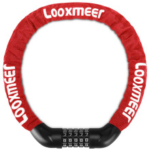 Looxmeer Bike Lock Heavy Duty 90cm3ft Bicycle Lock High Security Bike Locks 12 Colors Cycle Locker 5Digit Combination Bikes Chain Locker Cycling Loc