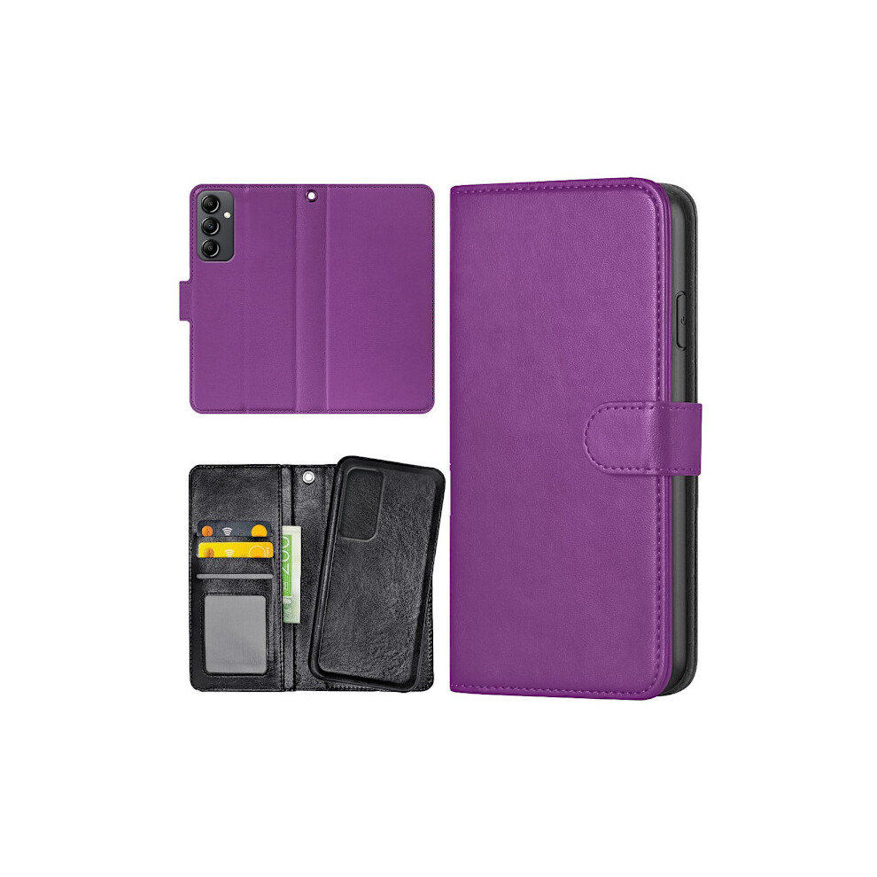 Compatible With Samsung Galaxy S24 - Wallet Case/Case Purple 9191629689514