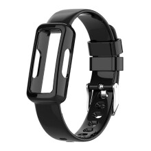 Bracelet Soft Band Belt Waterproof Wristband for compatible with Fitbit-inspire 2/ace 3 Watch Black