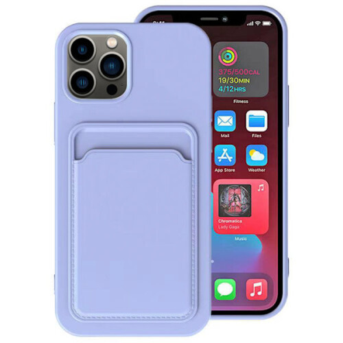 Compatible with iPhone 13 Pro - Well-designed Floveme Case with Card Holder Red 2
