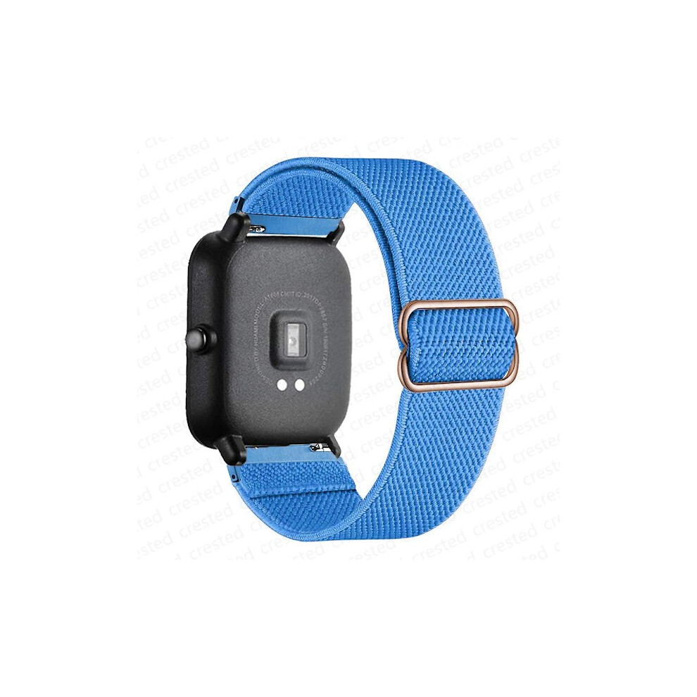 20Mm/22Mm Nylon Elastic Band Compatible With Amazfit Gts 4/2E/3/Mini, Gtr 4/3/Pro/2, Bips Racer 20Mm Blue 9191629689705