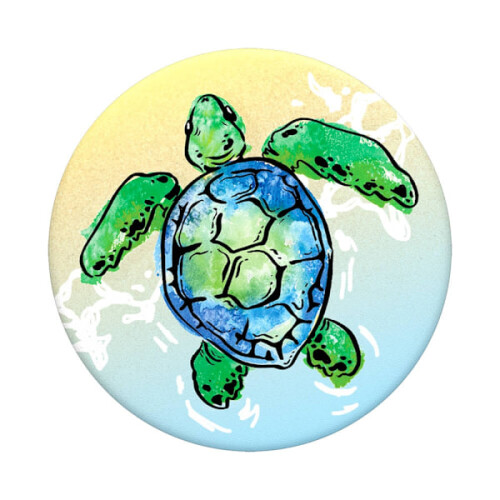 PopSockets Detachable Grip with Stand Function Tortuga