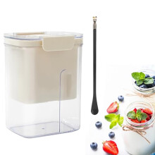 New 1100ML Food Strainer, BPA-Free, Compatible with Greek Yogurt, Soy Milk, Juice, Tea - Food Grade Polycarbonate & Stainless Steel Mesh