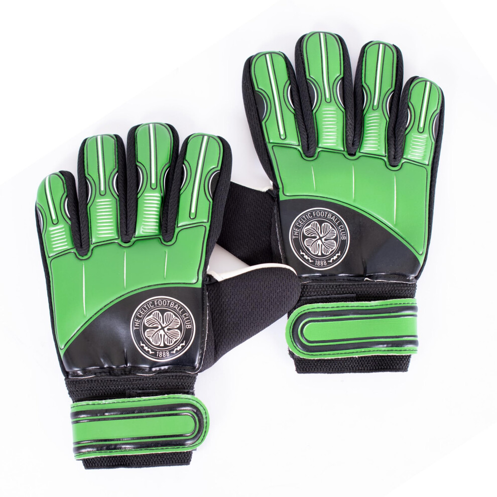 Hy-Pro Officially Licensed Celtic Fc Goalkeeper Gloves Junior Delta Design