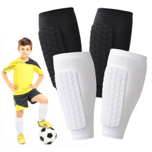2 Pairs Shin Guards KidsShin Defender KidsFootball Soccer Shin Pads Honeyco