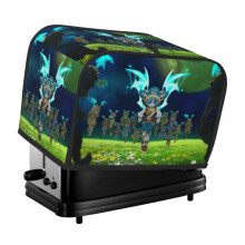Wakfu Toaster Cover 2 Slice, Bread Dust Cover & Fingerprint Protection-Polyester, Kitchen Small Appliance Covers