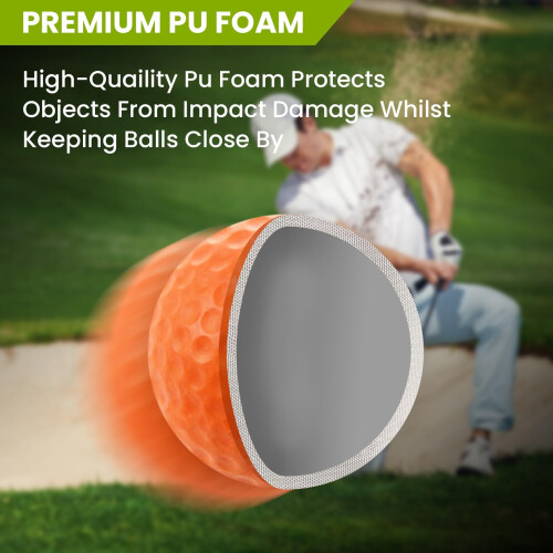 FINGER TEN Golf Practice Balls Elastic Foam Soft Value 24 Pcs Golf Training 2