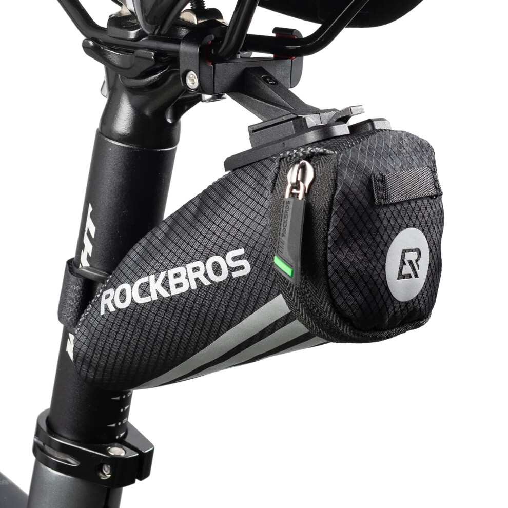 Rockbros Bike Saddle Bagcycling Under Seat Pouch Mini Quick Release