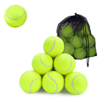 Knight Tennis Balls with Mesh Carrying Bag Pack of 12 24 All Court Types S
