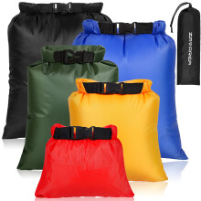 Waterproof Dry Bag Set Lightweight Drybag Canoe Bags with 15L 25L 35L 45L 6