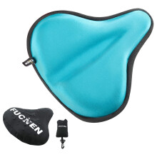 FUCNEN Gel Bike Saddle Covers  Padded Comfortable Cycling Seat Covers  Ligh