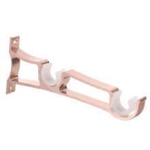 Aluminum Alloy Curtain Rod Bracket Curtain Rod Support Rack Curtain Drapery Rod Bracket